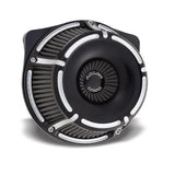 Harley FXDB Dyna Street Bob 07-14 Slot Track Filtro de aire invertido Negro Arlen Ness