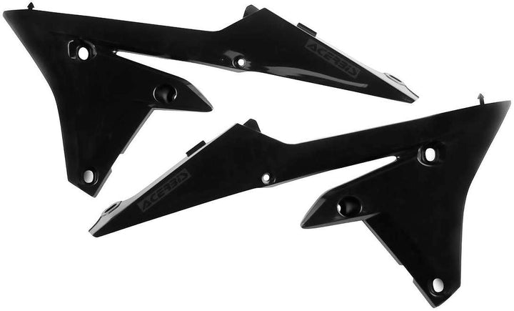 Acerbis Black-Lower Radiator Shrouds for Yamaha - 2374150001