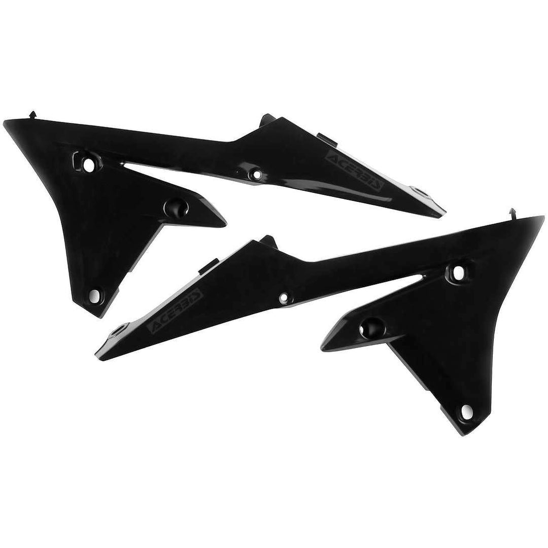 Acerbis Black-Lower Radiator Shrouds for Yamaha - 2374150001