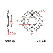 Front & Rear Sprocket Kit for Street SUZUKI GS250 1980-1981