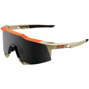 100% Speedcraft Sunglasses Soft Tact Quicksand with Smoke Lens - 61001-104-57