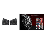 SSV Works Front Kick 6.5" Speaker Pods With Grey Grilles For Kawasaki KRF1000 20-22