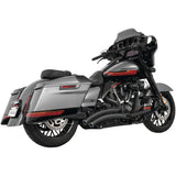 Freedom Performance Sharp Curve Radius Exhaust with Star Tips Black - HD01245