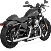 Vance And Hines Straightshots HS Slip On Exhaust Chrome With Fuelpak FP4