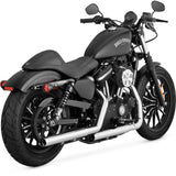 Vance And Hines Straightshots HS Slip On Exhaust Chrome With Fuelpak FP4
