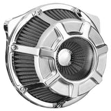 Arlen Ness Inverted Bevelled Chrome Stage 1 Air Cleaner for Harley FLH/T 08-16