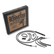 Burly Brand T-Bar Cable and Brake Line Kit 14" ABS Black - B30-1253