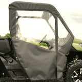 Falcon Ridge Black Canvas Soft Roll-Away Doors With Zipper For Can-Am Defender 2016-2022