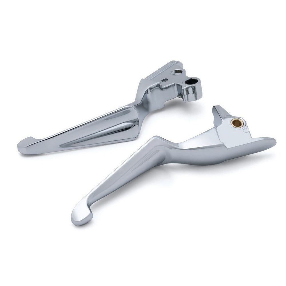 Kuryakyn Replacement Chrome Boss Blades Levers Wide Harley Softail Pair Set 1837