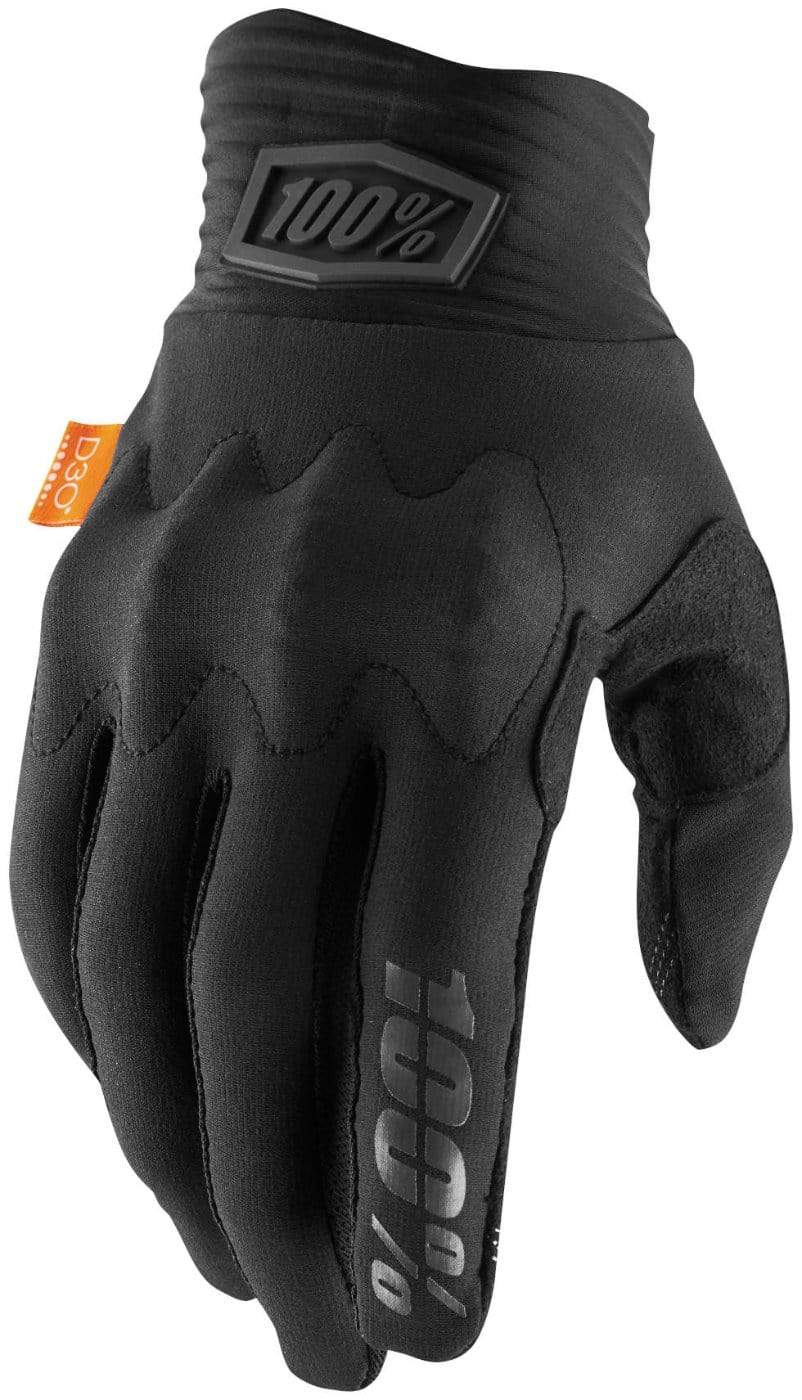 100% Apparel 100% Cognito Gloves Black/Charcoal