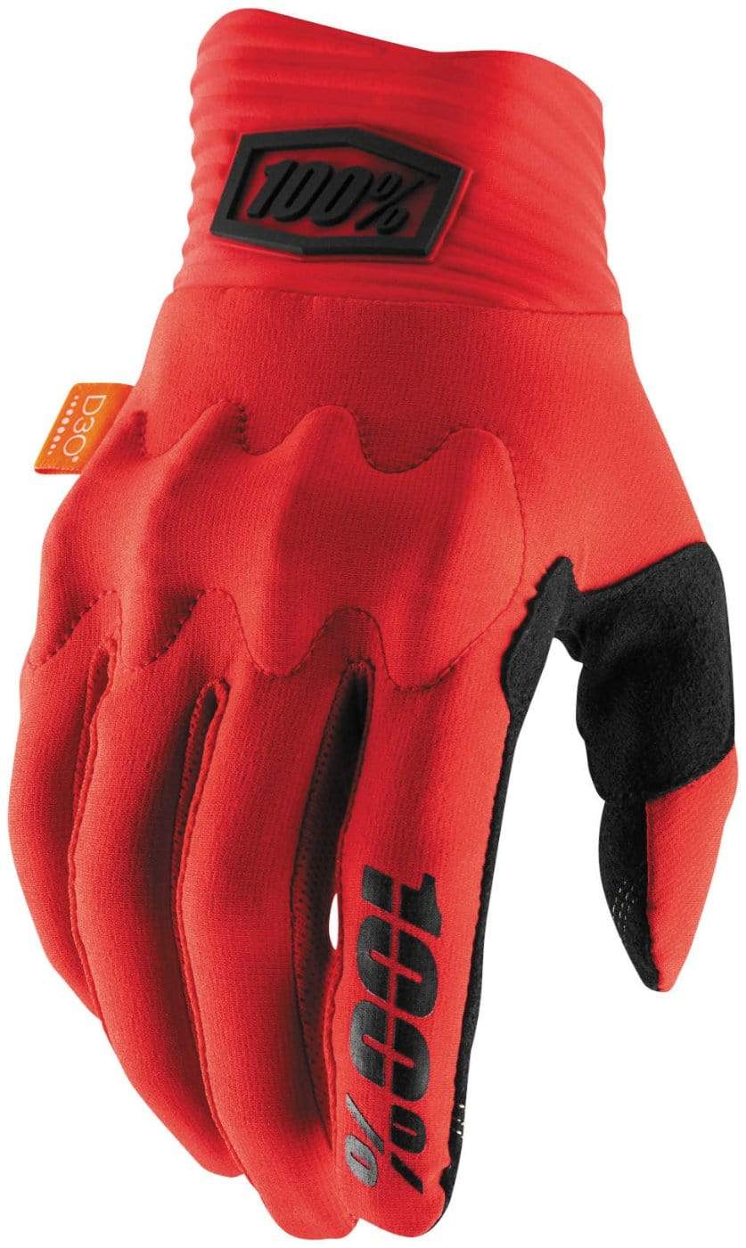 100% Apparel 100% Cognito Gloves Red/Black