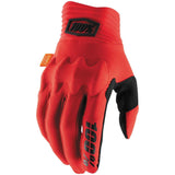 100% Cognito Gloves Red/Black