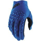 100% Men's Airmatic Gloves Blue/Black