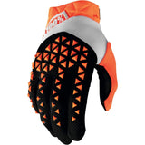 100% Men's Airmatic Gloves Orange/Black