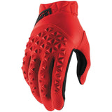 100% Men's Airmatic Gloves Red/Black
