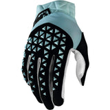100% Men's Airmatic Gloves Sky Blue/Black