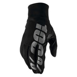 100% Men's Hydromatic Waterproof Glove Black/Grey