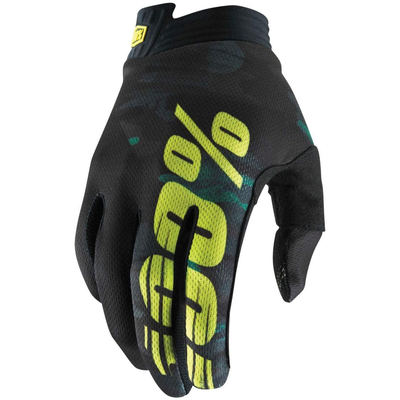 100% Apparel 100% Men's iTrack Gloves Camo
