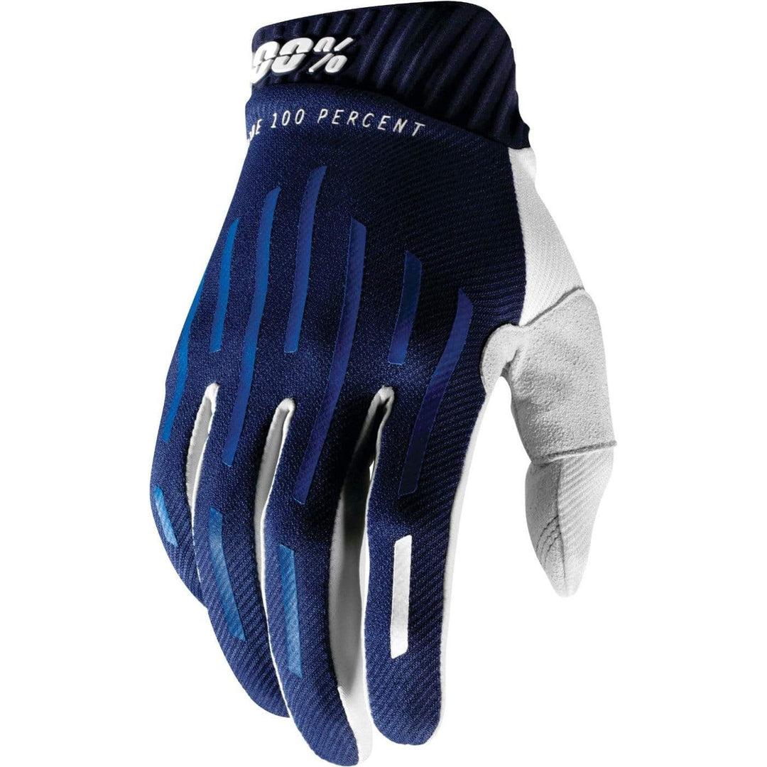 100% Apparel 100% Men's Ridefit Gloves Navy