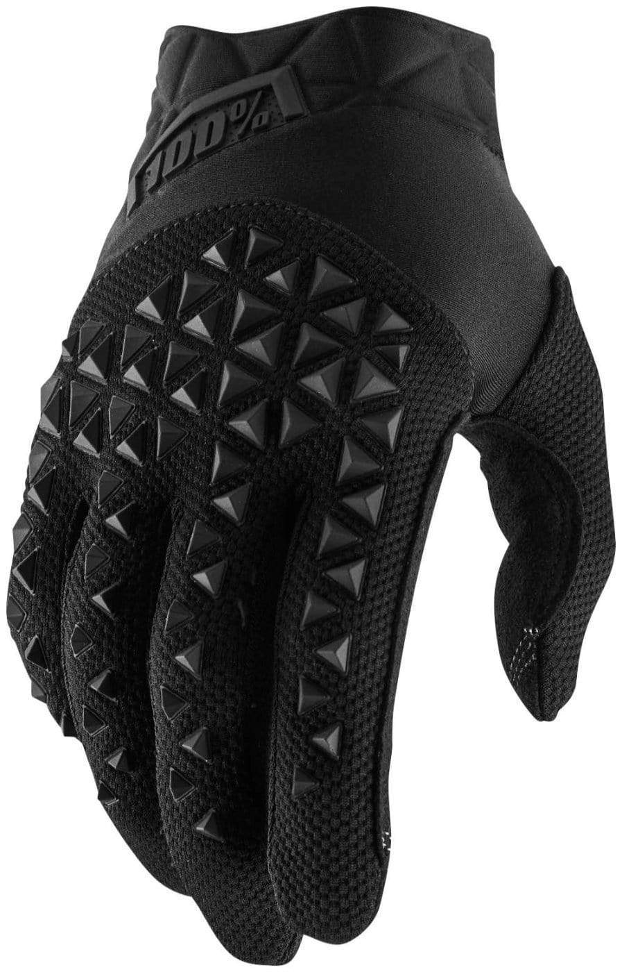 100% Apparel 100% Youth Airmatic Gloves Black/Charcoal