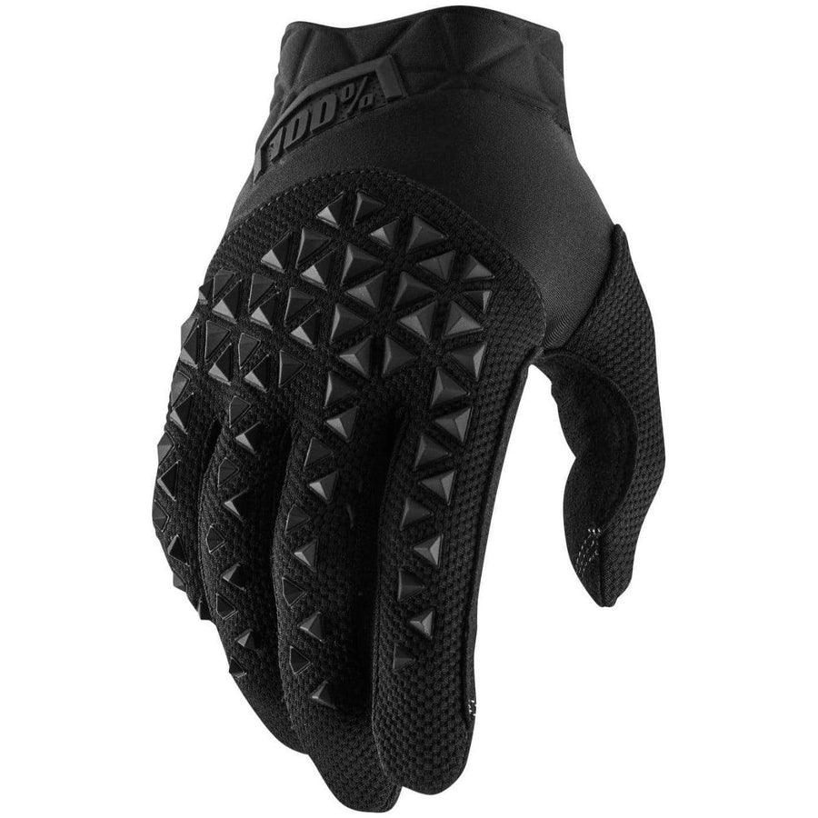100% Apparel 100% Youth Airmatic Gloves Black/Charcoal