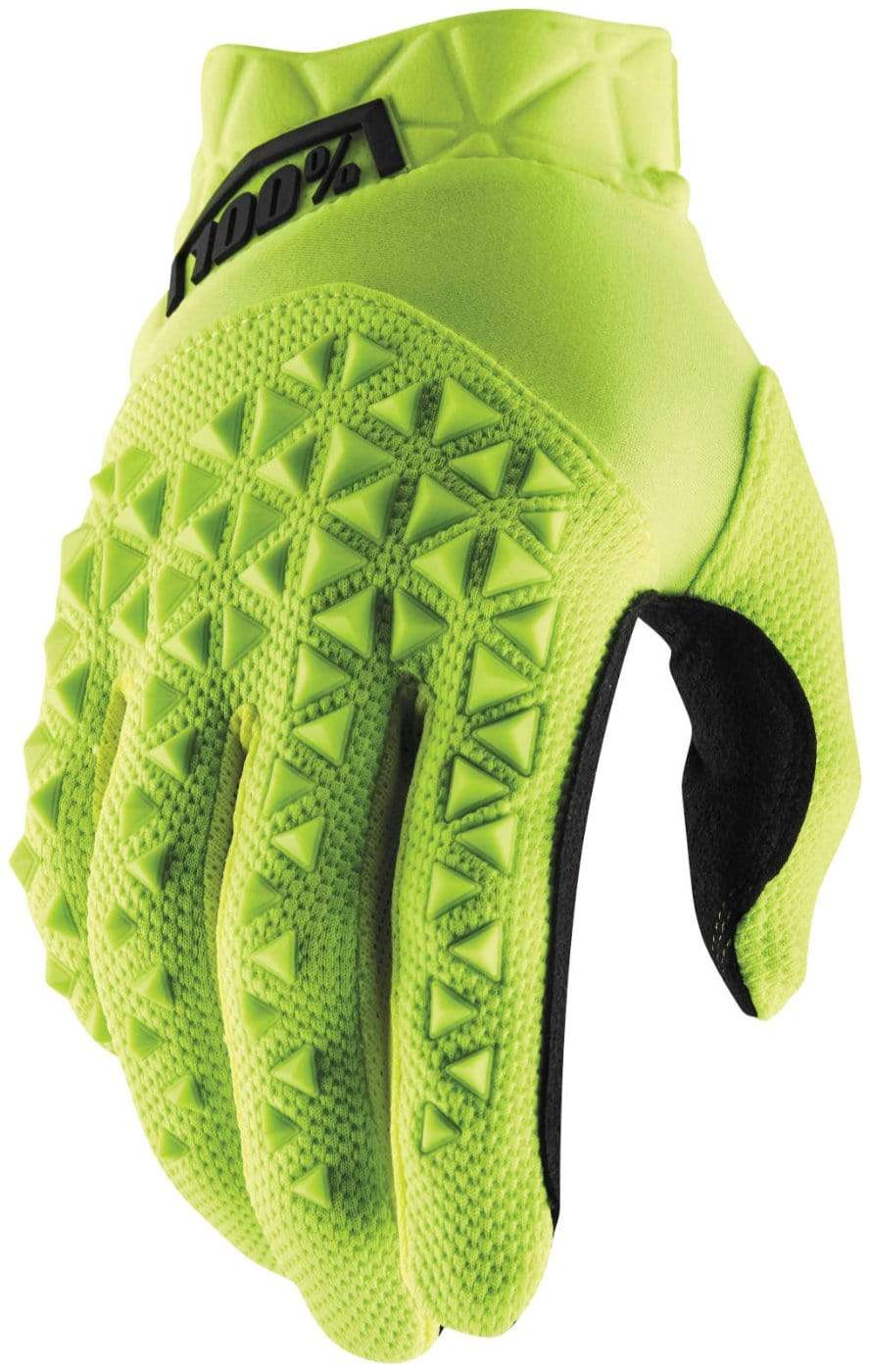100% Apparel 100% Youth Airmatic Gloves Fluorescent Yellow/Black