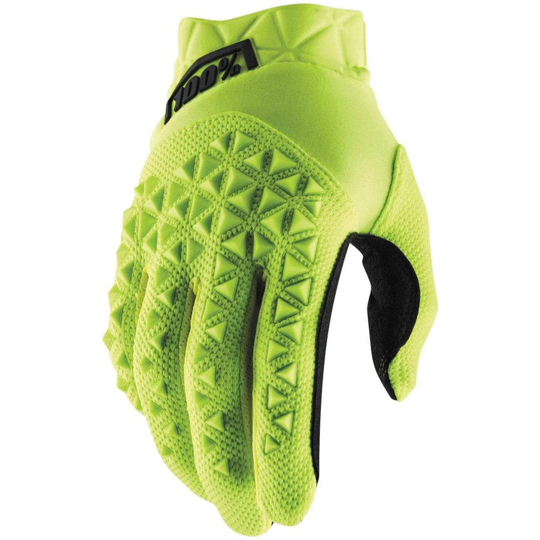 100% Apparel 100% Youth Airmatic Gloves Fluorescent Yellow/Black