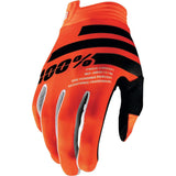 100% Youth iTrack Gloves Fluorescent Orange/Black