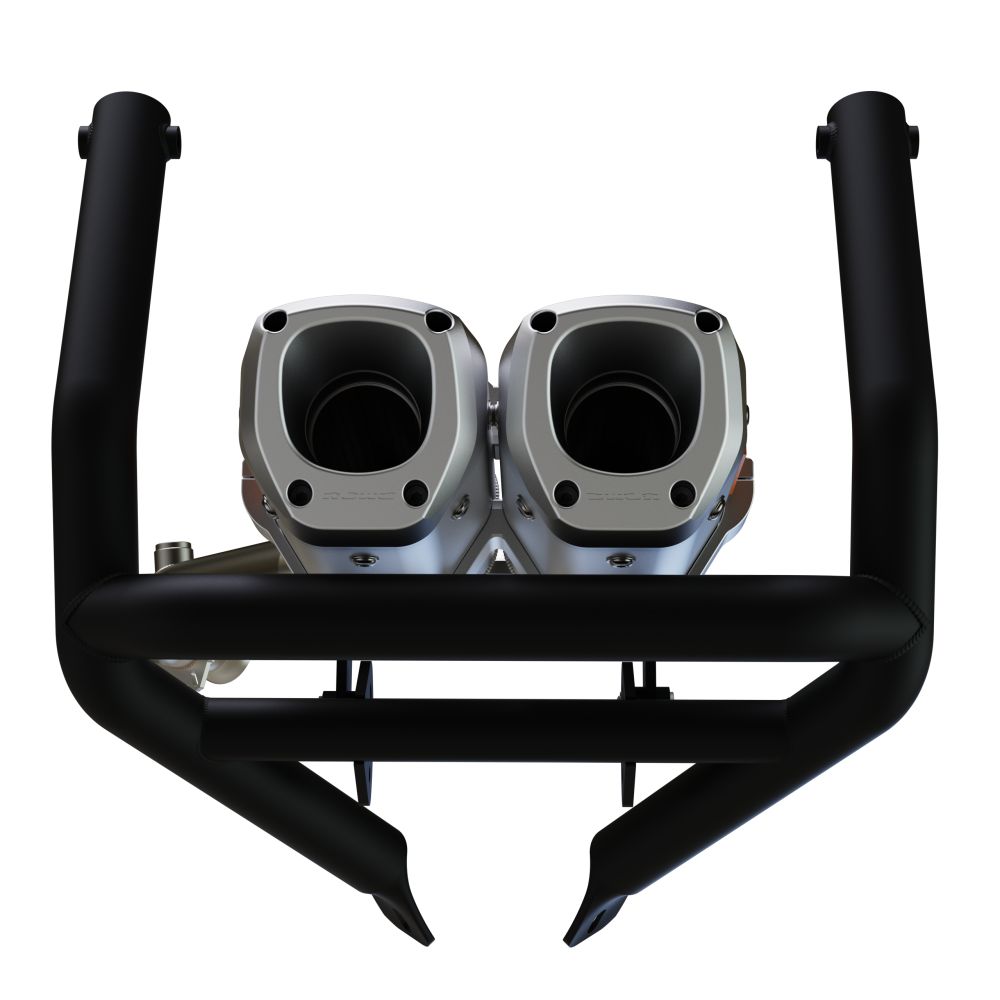RJWC APX Dual Slip-On Exhaust with Bumper For Can-Am Outlander 500/700 2023-2024