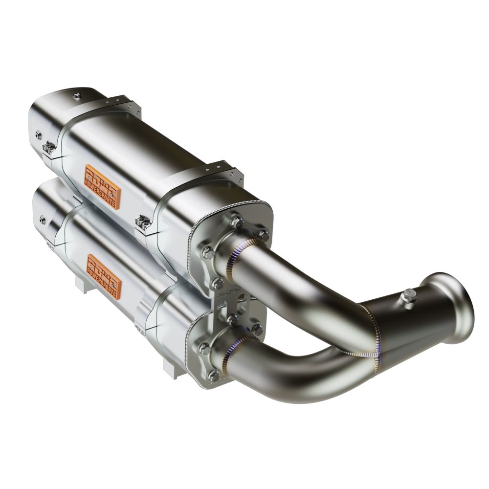 RJWC Dual APX Exhaust For Can-Am Maverick X3 Turbo 2017-2024 10060040