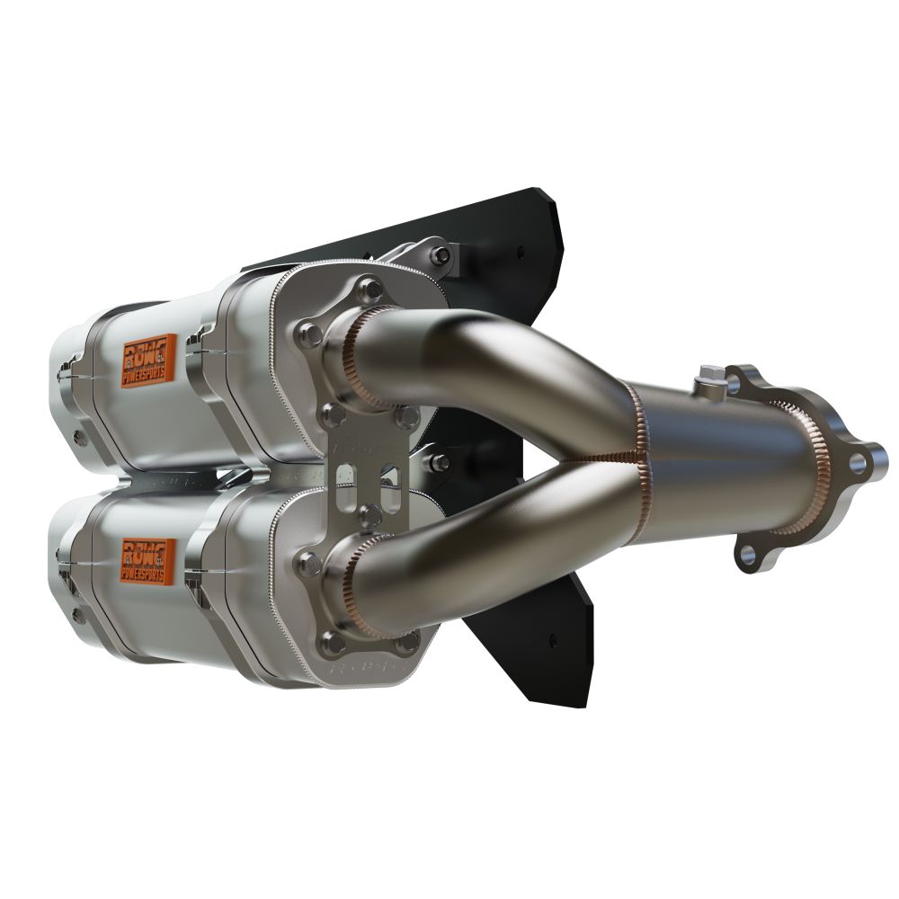 RJWC Dual APX Exhaust For Polaris RZR XP 10060045