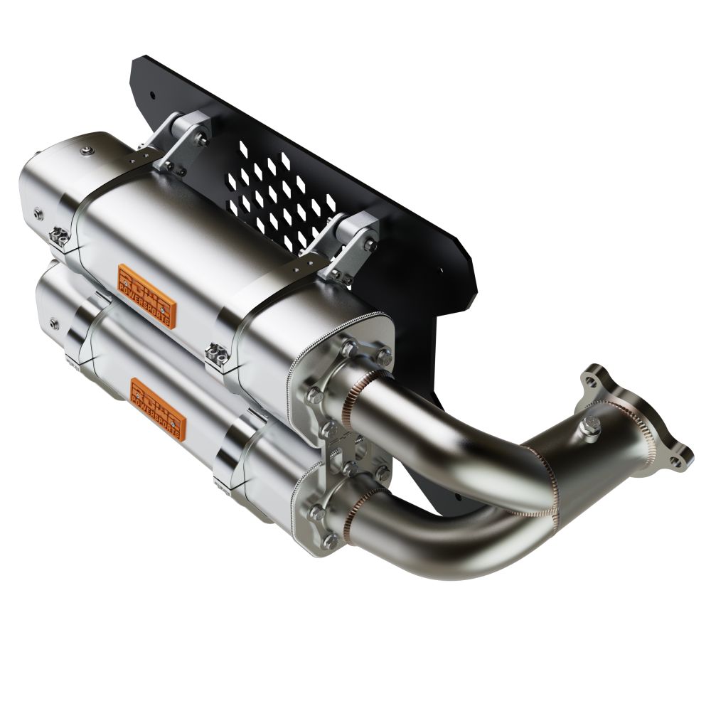 RJWC Dual APX Exhaust For Polaris RZR XP 10060045