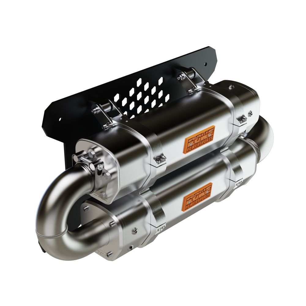 RJWC Dual APX Quiet Exhaust For Polaris RZR XP 2016-2020 10060050