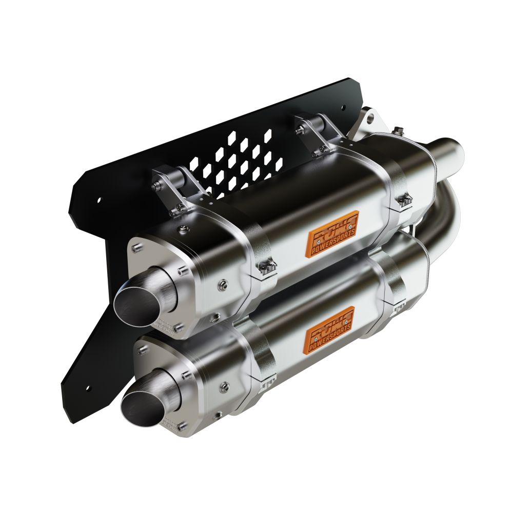 RJWC Dual APX Exhaust For Naturally Aspirated Polaris RZR 10061040