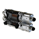 RJWC Stacked Dual Slip-On Exhaust For CF-Moto ZFORCE 950/1000 SPORT 2020-2024