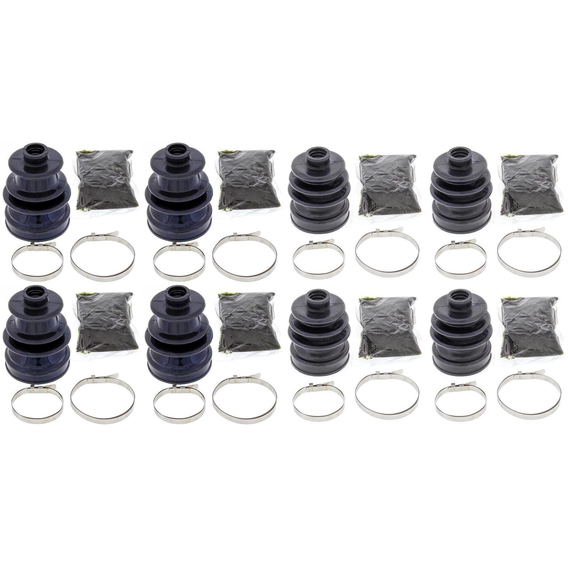 Complete Front & Rear Inner & Outer CV Boot Repair Kit LT-A500X 2009-2010 For Su