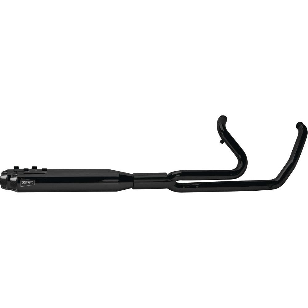 Two Brothers Racing 2-Into-1 Black Full System Comp-S with Ghost Pipe 005-46802-B