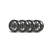 Bullite Set of 4 Ruler Wheel 15X7.0 Gun Metal/Black 4/156 5+2