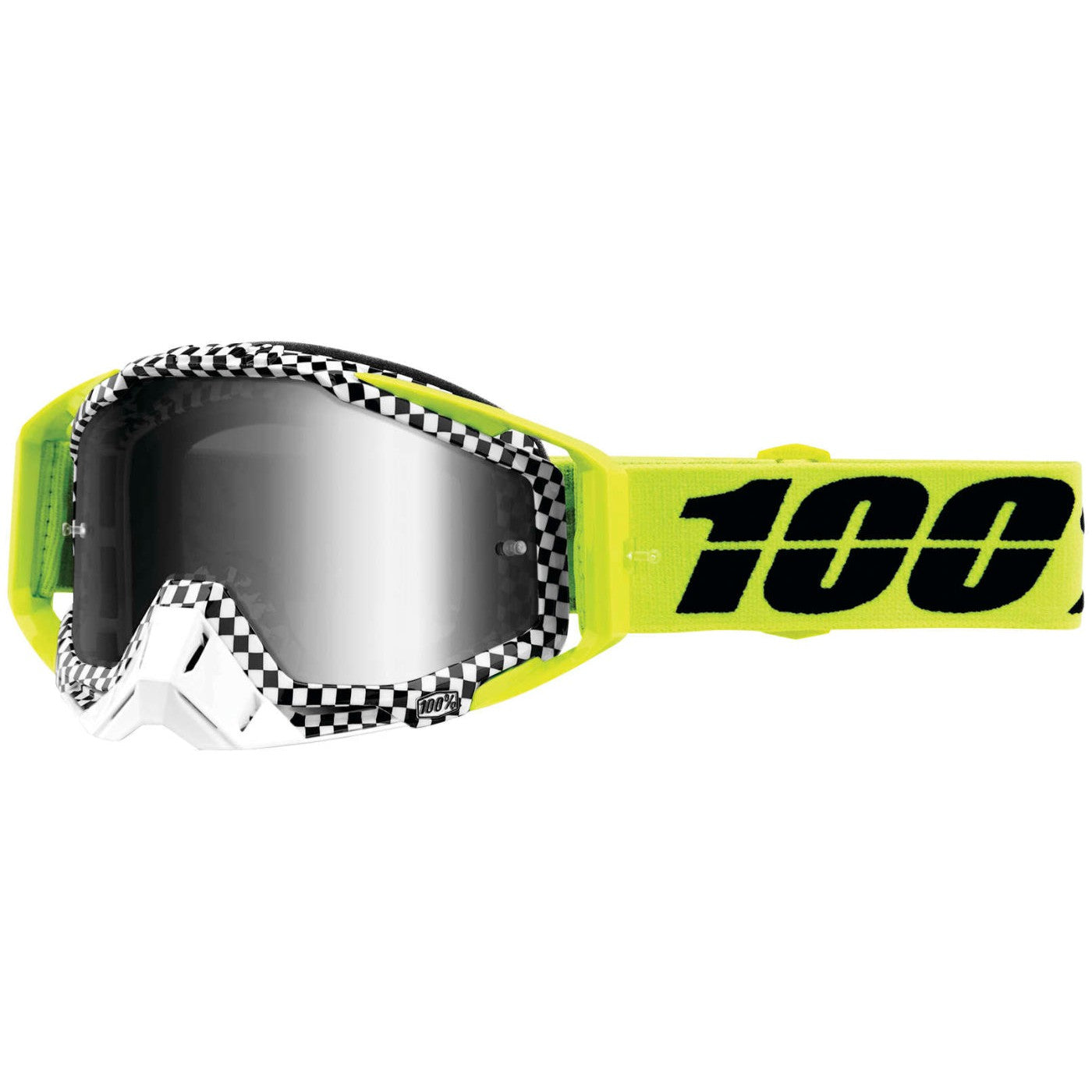 100% Gen1 Racecraft Goggles Andre with Silver Mirror Lens - 50110-315-02