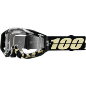 100% Gen1 Racecraft Goggles Ergoflash with Clear Lens - 50100-336-02