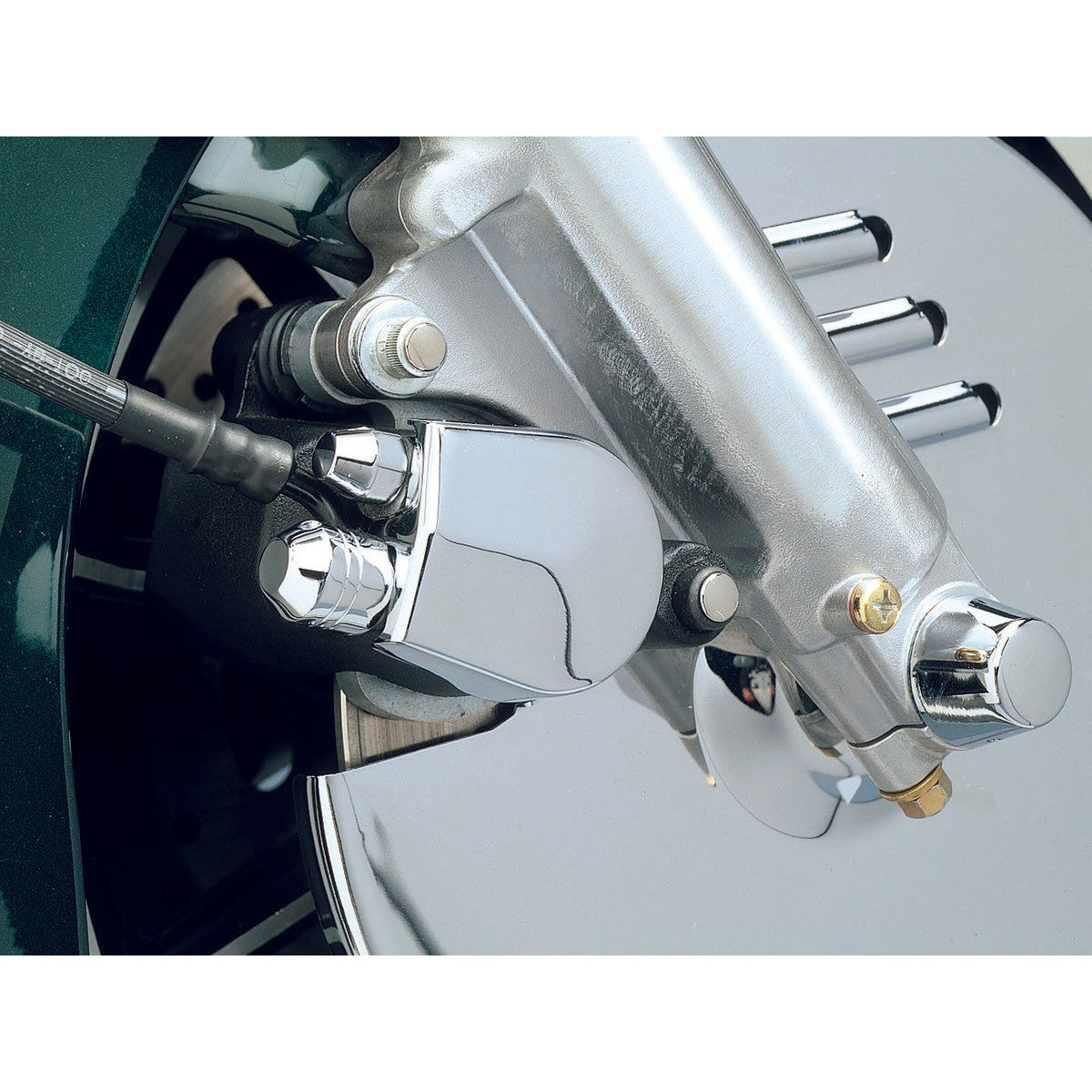 KURYAKYN CHRM BANJO BOLT COVERS 1984-2007 HARLEY MASTER CYLINDERS, CALIPERS 2014