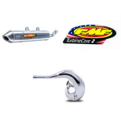 Gnarly Exhaust Pipe & Turbinecore2 Silencer w/ Decal KAWASAKI KDX200 1995-2006