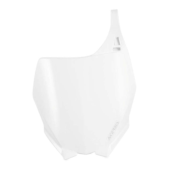 Acerbis White Front Number Plate for Yamaha - 2042390002
