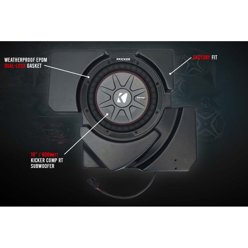SSV Works Phase X Kicker 8-Speaker Plug-and-Play System For Can-Am Maverick X3 2017-2022