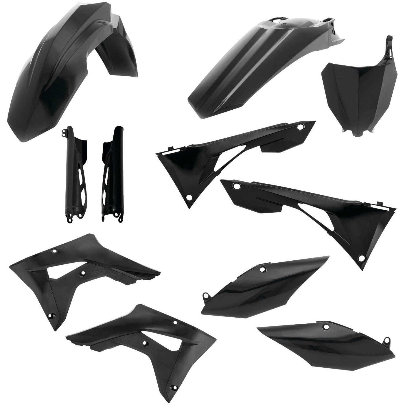 Acerbis Black Full Plastic Kit for Honda - 2736260001