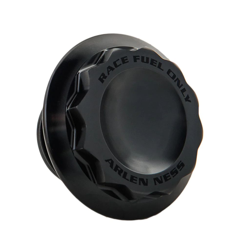 Arlen Ness 12-Point Black Vented Gas Cap 701-010