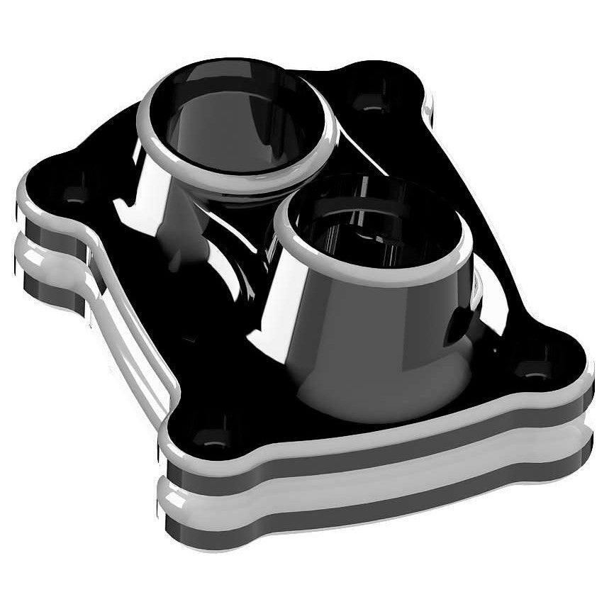 Arlen Ness 12-583 10-Gauge Black Tappet Block Covers 17-18 Harley FLH/T M8 New