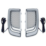 Kuryakyn Tracer LED Fairing Lower Grills Chrome