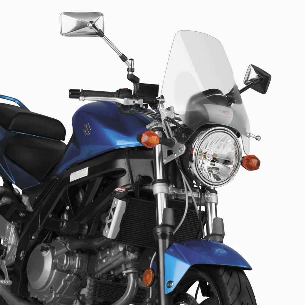 National Cycle Deflector Windshield 7/8 and 1" Clear N25030