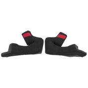 Nolan N87 Replacment Parts Cheek Pads Black/Red SPRCP00000506